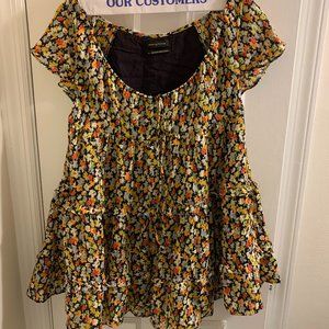 Flowery Summer Dress, Urban Outfitters, Size M